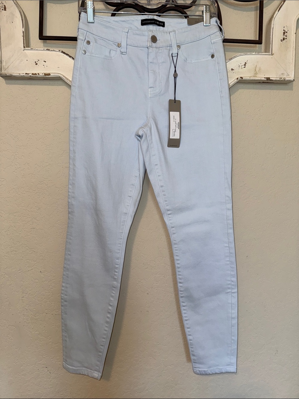 Liverpool for Nic+Zoe Light Sky Skinny Jeans